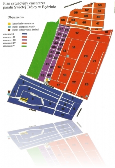 Plan cmentarza