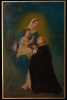 Obraz Matki Bożej Różańcowej ze św. Dominikiem
